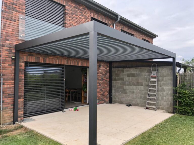 Pergola ALUX BIOclimatic, DB 703 – Metallic, Střelice III